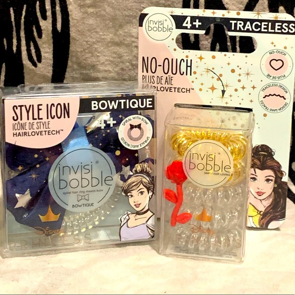 Disneys Princess invisabobble Collection w/CHARMS - Picture 1 of 13